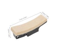 Hemobllo 2pièces Plaquettes De Frein Double Face Laine pour Vélo Exercice Détachées pour Vélo De Fitness à Domicile Jeu De Plaquettes De Frein