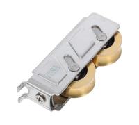 Hemobllo 2pièces Porte Coulissante Acier Inoxydable avec Roue Cuivre Double pour Remplacement De Portes De Placard Et Robustesse Assurée