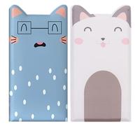Hemobllo 2pièces Stickers Muraux Autocollants Animaux Chats Pour Chambre Garçon Fille Décorations Murales Auto-adhésives Faciles À Appliquer Résistant À Usure Lot