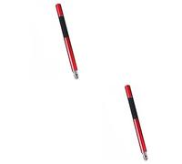 Hemobllo 2pièces Stylet Capacitif Tactile Multifonction pour Écrans Tactiles Stylus Rouge pour Téléphones Et Tablettes Précision Optimale pour Dessin Et Prise De Notes