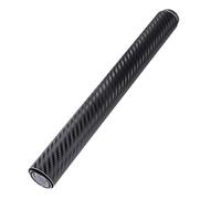 Hemobllo 2Rouleaux Autocollants Fibre pour Véhicules Décoration et Amovible Noir pour Imperfections et Personnaliser Votre Voiture
