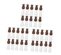Hemobllo 3 Ensembles Accessoires pour Cordon De Rideau Boutons De Tirage Décoratifs pour Stores Fenêtres Et Décorations Lumineuses Blancs 24 Pièces * 3