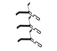 Hemobllo 3 Ensembles Adaptateur de Gouttière Fer avec Crochet pour Chaîne Pluie Kit Installation Compatible Plupart des Gouttières et Stable pour Drainage Extérieur