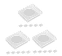 Hemobllo 3 Ensembles Protège-boutons Coffre-fort Cadran Trousse De Boutons Bouton Mural Carte De Puissance Indiquer Porte-clés Étagère Prise Parasurtenseur Sortie Plastique 6 Pièces * 3