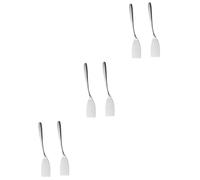 Hemobllo 3 Ensembles Spatule De Friture En Acier Inoxydable Steaks Cuisinier Petit Remuer Flipper À Steak Spatule De Barbecue Spatules De Cuisine Spatule À Steak De Cuisine 2 Pièces * 3