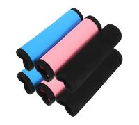 Hemobllo 3 Paires Antidérapant Dumbbell Grips Protège Barre Amovible pour Haltères et Barre de Traction Accessoires Fitness Bleu Rose et Noir