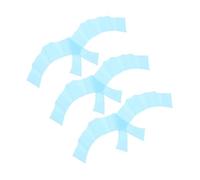 Hemobllo 3 Paires Palmes Entraînement pour Nageur en Silicone Plaquettes pour Adultes Favorisant La Technique Et L’efficacité en Eau