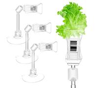 Hemobllo 3 pièces Aquarium Suction Clip Set Transparent Clips with Strong Clamps for Secure Attachment of Fish Tank Pumps and Airline Holders Easy Installation and Adjustable Position