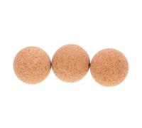 Hemobllo 3 pièces Balles de Football Liège Résistantes pour Table de Foot Intérieure Lot de Boules Bois et Portables Remplacement Balles Foot