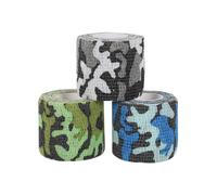 Hemobllo 3 Pièces Bandages Élastiques Camouflage Protection pour Poignet Cheville et Doigts Bandes Cohésives Auto Adhésives pour Sport et Récupération