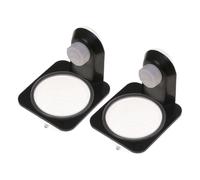 Hemobllo 3 pièces Bol Alimentation et Eau pour Reptiles Design à Ventouse Noir et Stable pour Tortues Lézards Iguanes et Autres Reptiles Compatible Terrariums Verre et Acrylique