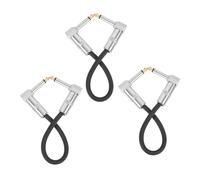 Hemobllo 3 pièces Câble de Pédale de Guitare Câbles de Patch Monophoniques pour Effets de Guitare avec Performance Interférence et Pratique
