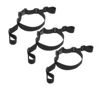 Hemobllo 3 pièces Ceinture de Remplacement pour Chaise Haute de Sangles Ajustables Noir de Large Sangles de Sécurité pour Poussette et Chaise Haute Réutilisables et Légères