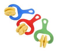 Hemobllo 3 Pièces Clay Modelling Tools Kit with Ergonomic Polymer Clay Rollers for Creative Art Small Texture Stamps for Preschool Crafts and DIY Projects