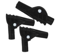 Hemobllo 3 Pièces Connecteur de Support de Tente en Plastique Noir | Kit de Réparation pour Arceaux, Soutien Stable du Cadre, Usage Camping et Randonnée, Format Pratique