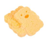 Hemobllo 3 pièces Éponge de Bain Naturelle Fibre Naturelle Douce et Absorbante pour Corps et Éponge Exfoliante Respectueuse Peau Usage Quotidien Salle de Bain