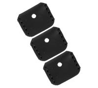 Hemobllo 3 Pièces Étui de Protection pour Porte-clés de Voiture Porte-clés de Voiture en Cuir Noir Style Vintage Protège de L’usure Installation Rapide Conduite