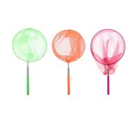 Hemobllo 3 Pièces Filet De Pêche en Acier Inoxydable Petit Attrape Filets Kit De Receveur pour Les Enfants Net De Engrener