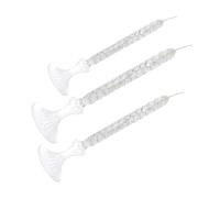 Hemobllo 3 Pièces Lot de 3 Lampes à Huile en Verre Transparent, Lampe à Pétrole Décorative pour Intérieur, Lumière à Pétrole Claire pour Mariage et Usage Domestique, Bougeoir Verre Simple