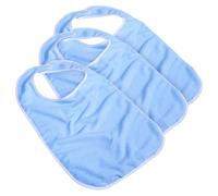 Hemobllo 3 pièces Lot de Bavoirs Adulte Coton Lavables Protection Vêtements pour Personnes Âgées Patients et Adultes Minimise Taches Pendant Repas Faciles à et Résistants