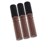 Hemobllo 3 Pièces Maillet Bois pour Bol Chantant Népalais Maillet Percussion pour Amélioration Sonore et Méditation Profonde Accessoire Authentique pour Thérapie Sonore et Pratiques
