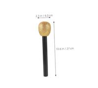 Hemobllo 3 pièces Microphones Factice Mousse avec Paillettes Jouets Microphone Garçon Fille pour Fêtes Danses et Spectacles Accessoire Léger pour Jeux Imitation