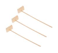 Hemobllo 3 Pièces Mini Bamboo Zen Garden Rakes for Meditation Sandbox Tools for Tabletop Microlandscape and Office Decor