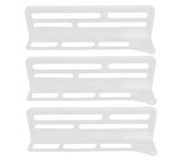 Hemobllo 3 pièces Organisateur Réfrigérateur Séparateurs de Casier Cuisine Empilables Réutilisable pour Rangement Frigo et Optimisation Espace