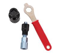 Hemobllo 3 pièces Outil Extraction de Pédalier de Vélo Extracteur de Manivelle Pratique avec Poignée Rouge et Embouts pour Démontage Facile des Manivelles