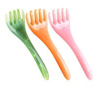 Hemobllo 3 pièces Peigne de Massage Résine Ergonomique pour Circulation Sanguine et Soulager Maux de Tête Outil Massage Cheveux et Vert Jaune Rose