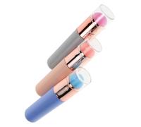 Hemobllo 3 pièces Pinceaux Ongles Silicone Tête Souple Multifonction Pour Nail Art Gradient French Tips Portable Avec Couvercle