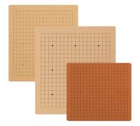 Hemobllo 3 pièces Plateau de Jeu Go Pliant Cuir PU Portable Léger et Stable pour Garçon Fille et Améliore Concentration et Réflexion