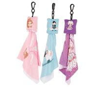 Hemobllo 3 pièces Porte-clés Chiffon Nettoyage Lunettes Lot de Lingettes Microfibres Portables pour Écran Mobile Objectif Appareil Photo Lunettes et Surfaces Délicates Décoration Légère et