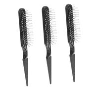 Hemobllo 3 pièces Queue Fine Peigne Démêlant Brosse pour Extensions et Perruques