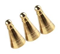 Hemobllo 3 pièces Set de Moules Laiton pour Cônes DIY Accessoire pour Salle de Thé Moule pour Création Élégant