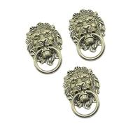 Hemobllo 3 pièces Sticker Décoratif pour Coque de Téléphone Ornement Rétro Tête de Lion Alliage Accessoire Créatif DIY pour Femme Autocollant pour Personnaliser Coque Portable