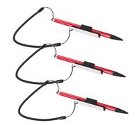 Hemobllo 3 Pièces Stylet pour Tablette avec Base de Fixation et Corde à Ressort Stylet Résistif pour Écrans Tactiles pour Dessin Prise de Notes et Appareils Tactiles