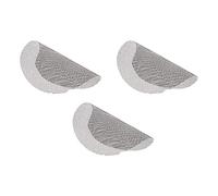 Hemobllo 3 pièces Tapis de Barbecue Rond Fibres Antiadhésives Réutilisables pour Grillades Camping Viandes Légumes Fruits de Mer