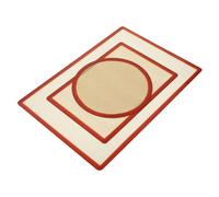 Hemobllo 3 Pièces Tapis de Cuisson Silicone Antiadhérent Résistant Chaleur pour Macarons Biscuits Pâtisserie Réutilisable Facile à Nettoyer