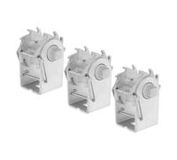 Hemobllo 3 Pièces Tendeur de Câble Métallique pour Outil de Tension Fil de Robuste Tendeur Inline pour Clôture Agricole et Jardinage Usage Extérieur