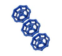 Hemobllo 3 pièces Volant de Robinet Extérieur Acier Moulé Poignée Ergonomique Antidérapante pour Valve de Canalisation Remplacement pour Usage Domestique et Industriel