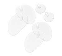 Hemobllo 3 Semelles Avant-pied Gel Transparent Antidérapantes pour Tongs et Chaussures Coussinets Amortissants Flexibles Auto-adhésifs pour Soulagement Rapide des Douleurs Aux