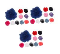 Hemobllo 30 Pièces Couverture De Microphone Housse De Micro en Peluche Couverture De Douille De Microphone Couvercle De Micro Anti-éruption Pare-Brise Boule De Poils Couvercle en Verre
