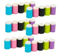 Hemobllo 30 pièces Manicure Pen Sponge Heads Replacement Tips For Nail Art With Portable Box Reusable And Easy To Install Suitable For UV Gel And Nail Polish Painting