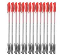 Hemobllo 30 Pièces Stylo Bicolore à Double Pointe Fine, Noir et Rouge