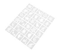 Hemobllo 30 Pochoirs de Peinture Tortues et Créatures Marines Réutilisables, Ensemble de 30 Modèles en Plastique pour Dessin Animalier, Loisirs Créatifs, Scrapbooking et Décoration Murale