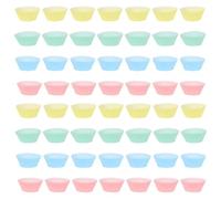 Hemobllo 300 Caissettes à Muffins en Papier Coloré Mixte, Moules à Gâteaux Jetables pour Cupcakes et Desserts, pour Pâtisserie, Fêtes et Anniversaires, Fourniture de Couleur Aléatoire