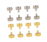 Hemobllo 300 pièces Kit Couronnes et Tiges de Montre Étanches Assorties Métal pour Réparation Boîte Compartimentée pour Horlogers et Collectionneurs