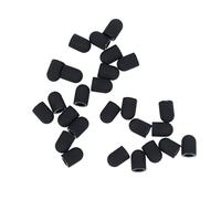 Hemobllo 30Pcs Embouts De Remplacement en Silicone pour Stylet Tactile, Pointe Universelle 5.0Mm, Noir, pour ÉCran Tactile