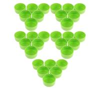 Hemobllo 30pièces Gamelle pour Reptile Mangeoire pour Caméléon et Lézard Bol Eau pour Terrarium Abreuvoir pour Hermite Convient aux Dragons Barbus et Geckos